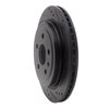 E-Line Drilled & Slotted Black Brake Rotor, 2008-2019 GM, Position: Rear Right - image 2