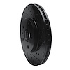 E-Line Drilled & Slotted Black Brake Rotor, 2008-2014 GM, Position: Front Right - image 1