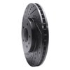E-Line Drilled & Slotted Black Brake Rotor, 2009-2011 GM, Position: Front Left - image 4