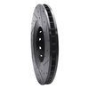 E-Line Drilled & Slotted Black Brake Rotor, 2009-2015 GM, Position: Front Left - image 3