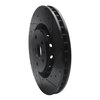 E-Line Drilled & Slotted Black Brake Rotor, 2009-2015 GM, Position: Front Right - image 2