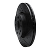 E-Line Drilled & Slotted Black Brake Rotor, 2014-2020 GM, Position: Front Right - image 1