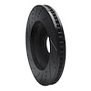 E-Line Drilled & Slotted Black Brake Rotor, 2004-2009 GM, Position: Front Right - image 1