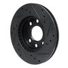 E-Line Drilled & Slotted Black Brake Rotor, 1988-2019 GM, Position: Front Left - image 4