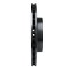 E-Line Drilled & Slotted Black Brake Rotor, 1988-2019 GM, Position: Front Right - image 3