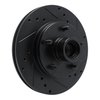 E-Line Drilled & Slotted Black Brake Rotor, 1978-1978 GM, Position: Front Right - image 2