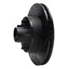 E-Line Drilled & Slotted Black Brake Rotor, 1978-1990 GM, Position: Front Right - image 3