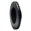 E-Line Drilled & Slotted Black Brake Rotor, 1985-1991 GM, Position: Front Left - image 4