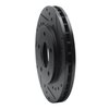 E-Line Drilled & Slotted Black Brake Rotor, 1988-1996 GM, Position: Front Right - image 4