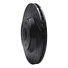 E-Line Drilled & Slotted Black Brake Rotor, 1988-1996 GM, Position: Right Front - image 1