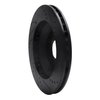 E-Line Drilled & Slotted Black Brake Rotor, 1988-1996 GM, Position: Right Front - image 3