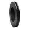 E-Line Drilled & Slotted Black Brake Rotor, 1990-1997 GM, Position: Front Right - image 3
