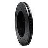 E-Line Drilled & Slotted Black Brake Rotor, 1997-2005 GM, Position: Front Left - image 1