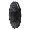 E-Line Drilled & Slotted Black Brake Rotor, 1997-2005 GM, Position: Front Right - image 1