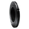 E-Line Drilled & Slotted Black Brake Rotor, 2007-2010 GM, Position: Front Right - image 2