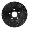 E-Line Drilled & Slotted Black Brake Rotor, 2007-2010 GM, Position: Front Right - image 4