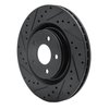 E-Line Drilled & Slotted Black Brake Rotor, 2007-2010 GM, Position: Front Left - image 4