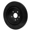 E-Line Drilled & Slotted Black Brake Rotor, Fits Select GM, Position: Rear Left - image 3