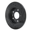 E-Line Drilled & Slotted Black Brake Rotor, 2004-2016 GM, Position: Rear Left - image 4