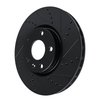 E-Line Drilled & Slotted Black Brake Rotor, 2014-2019 GM, Position: Front Right - image 2