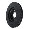 E-Line Drilled & Slotted Black Brake Rotor, 2014-2019 GM, Position: Front Right - image 4