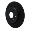 E-Line Drilled & Slotted Black Brake Rotor, Fits Select GM, Position: Rear Left - image 2