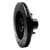 E-Line Drilled & Slotted Black Brake Rotor, 1982-1995 GM, Position: Front Right - image 3