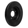 E-Line Drilled & Slotted Black Brake Rotor, 2007-2015 GM, Position: Front Right - image 4