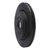 E-Line Drilled & Slotted Black Brake Rotor, Fits Select GM, Position: Rear Left - image 3