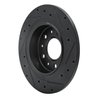 E-Line Drilled & Slotted Black Brake Rotor, Fits Select GM, Position: Rear Left - image 3