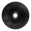 E-Line Drilled & Slotted Black Brake Rotor, 1971-1995 GM, Position: Front Right - image 1