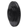 E-Line Drilled & Slotted Black Brake Rotor, 1979-1998 GM, Position: Front Left, Rear Left - image 3
