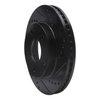 E-Line Drilled & Slotted Black Brake Rotor, 1979-1998 GM, Position: Front & Rear Right - image 4