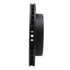 E-Line Drilled & Slotted Black Brake Rotor, 1988-1991 GM, Position: Front Right - image 3