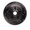 E-Line Drilled & Slotted Black Brake Rotor, 1988-1994 GM, Position: Front Right - image 1