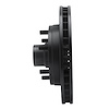 E-Line Drilled & Slotted Black Brake Rotor, 1988-1996 GM, Position: Front Right - image 1