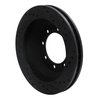 E-Line Drilled & Slotted Black Brake Rotor, 1976-1996 GM, Position: Front Left - image 4