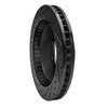 E-Line Drilled & Slotted Black Brake Rotor, 1976-1996 GM, Position: Front Right - image 3
