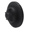 E-Line Drilled & Slotted Black Brake Rotor, 1990-2002 GM, Position: Front Left - image 3