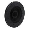 E-Line Drilled & Slotted Black Brake Rotor, 1990-2002 GM, Position: Front Right - image 4