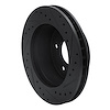E-Line Drilled & Slotted Black Brake Rotor, 1990-2002 GM, Position: Front Left - image 1
