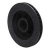 E-Line Drilled & Slotted Black Brake Rotor, 1993-1995 GM, Position: Front Left - image 2