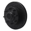 E-Line Drilled & Slotted Black Brake Rotor, 1993-1995 GM, Position: Front Left - image 3