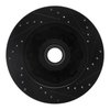 E-Line Drilled & Slotted Black Brake Rotor, 1993-1995 GM, Position: Front Left - image 4