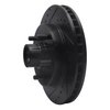 E-Line Drilled & Slotted Black Brake Rotor, 1992-2002 GM, Position: Front Left - image 3