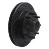 E-Line Drilled & Slotted Black Brake Rotor, 1992-2002 GM, Position: Front Right - image 2