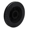 E-Line Drilled & Slotted Black Brake Rotor, 1992-2002 GM, Position: Front Right - image 4
