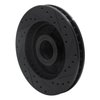 E-Line Drilled & Slotted Black Brake Rotor, 1994-2002 GM, Position: Front Left - image 4