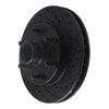 E-Line Drilled & Slotted Black Brake Rotor, 1994-2002 GM, Position: Front Right - image 2
