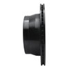 E-Line Drilled & Slotted Black Brake Rotor, 1997-2005 GM, Position: Rear Left - image 3